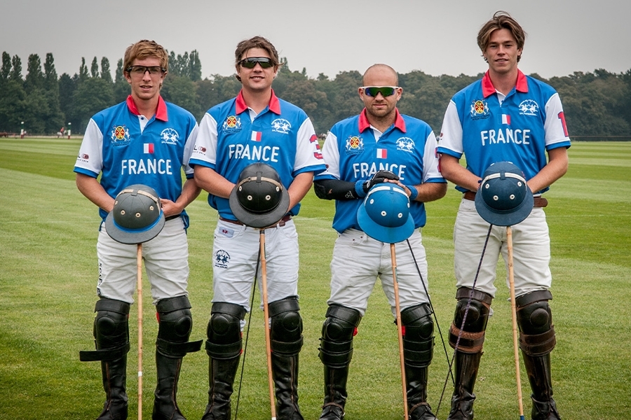 The Playnation Arena Polo Test Match at The All England Polo Club, Hickstead, 02/03/2019 - High Goal Challenge: Hedonism Wines v Centtrip Wales - Test Match for the Brian Morrison Tropby: England vs France - © www.imagesofpolo.com